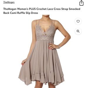 Crochet Lace Bra Top Dress